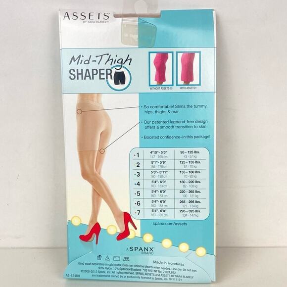 SPANX Assets by Sarah Blakely Hi-Waist Mid-Thigh Shaper Nude Color Tights
Size 5 - Picture 3 of 8